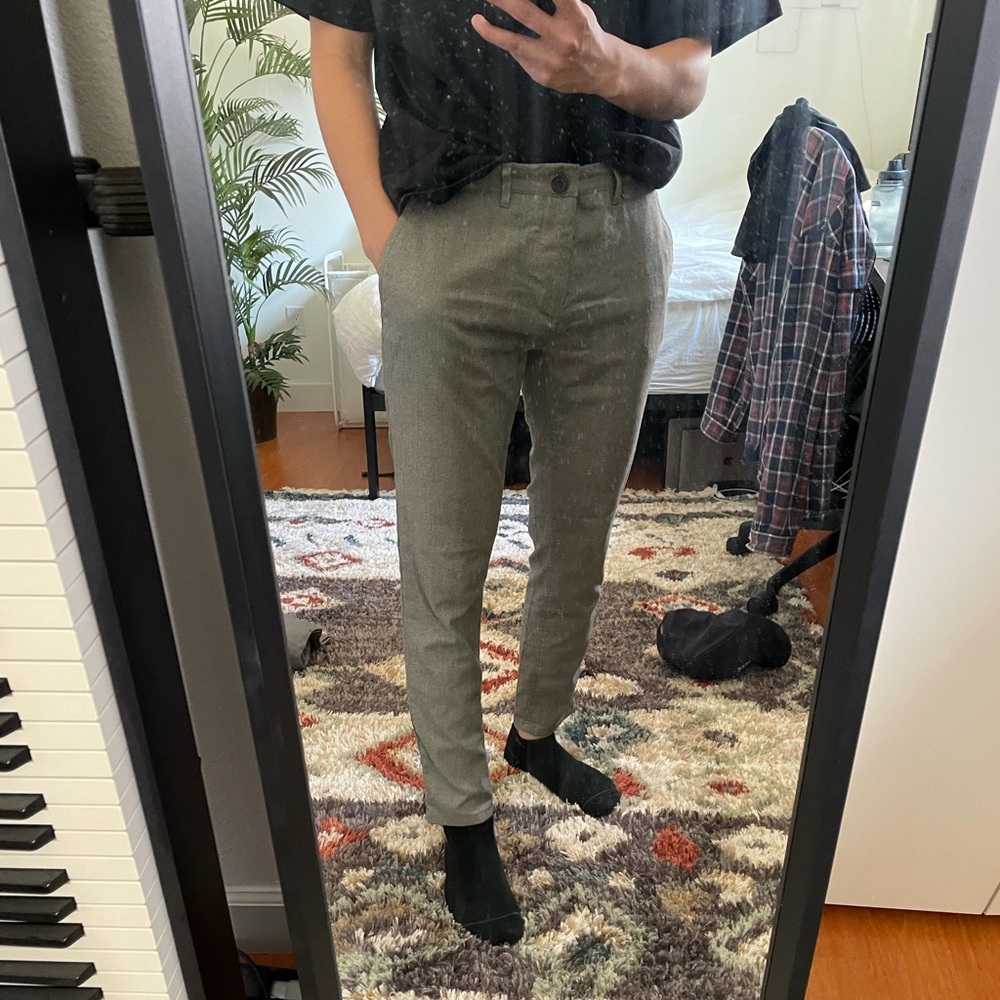 Zara men’s slim fit stretch pants